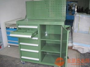 松岗专业工具车定做 石岩四抽带门工具柜与激光设备配套方案